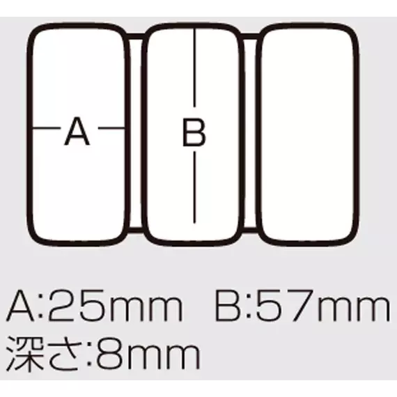 Коробка Meiho Hook Case 103x68x12mm, колір: прозорий, фото , изображение 3